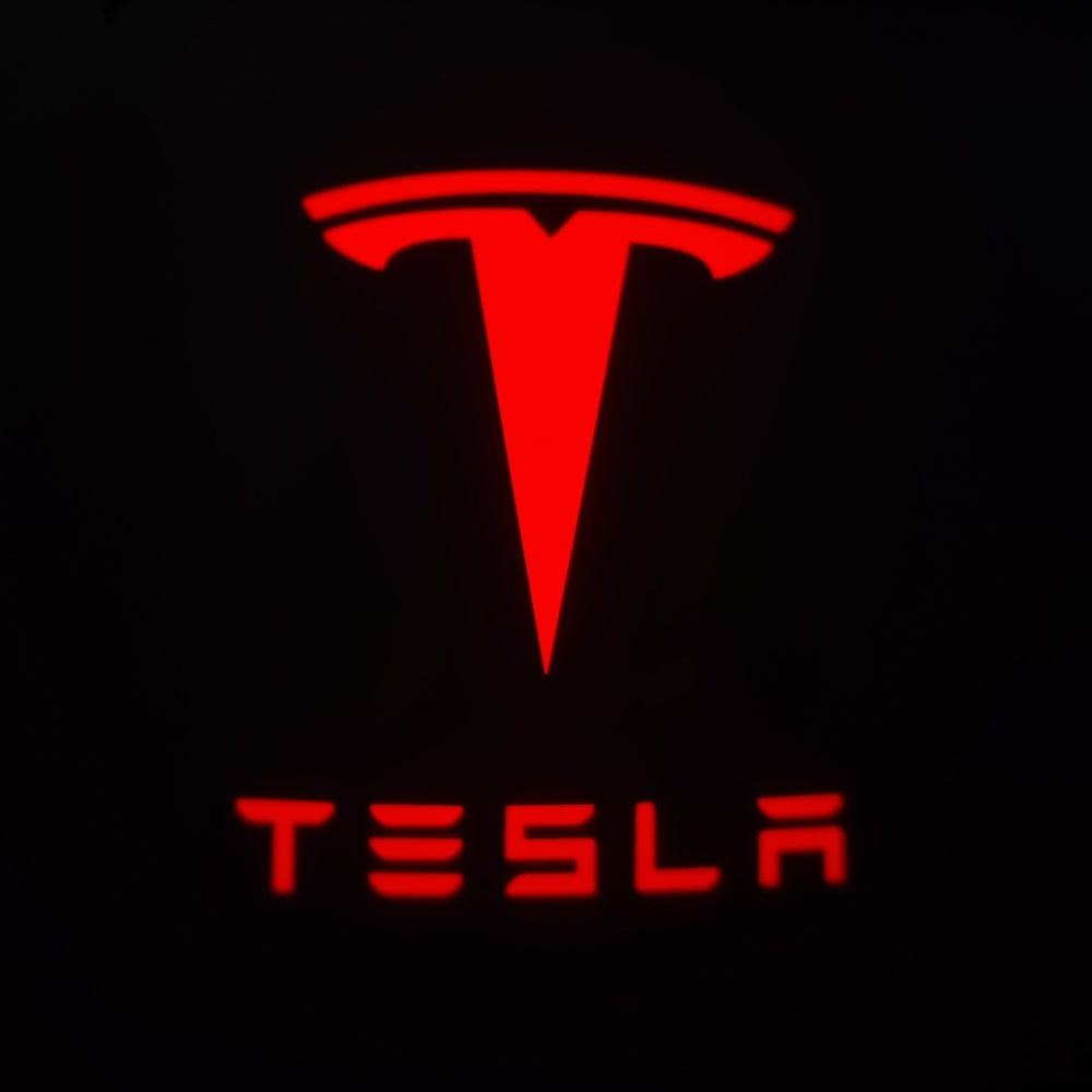 Tesla Model X Premium Door Puddle Lights Multiple Designs 2022-2025