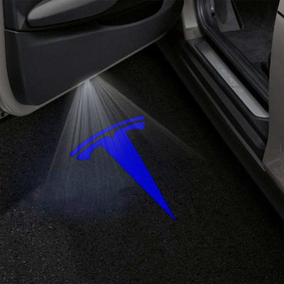 Tesla Model S Premium Door Puddle Lights Multiple Designs 2021-2025