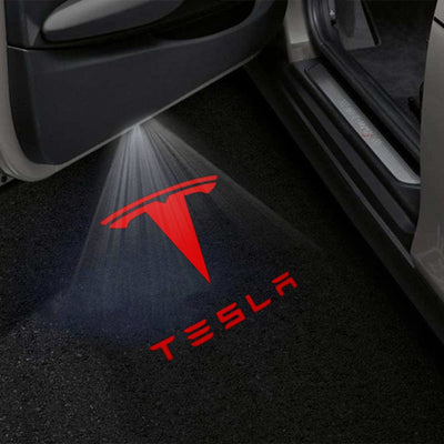 Tesla Model X Premium Door Puddle Lights Multiple Designs 2022-2025