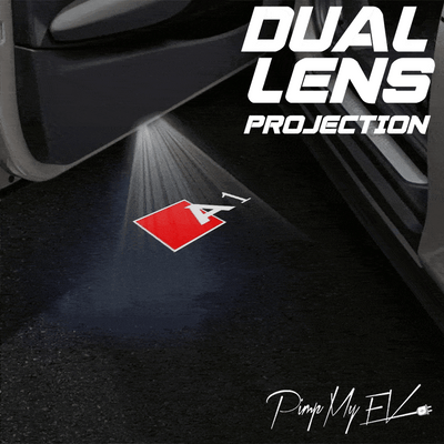 Audi A1/S1 Dynamic Dual Lens Premium Door Puddle Lights Multiple Designs 2010 - 2025