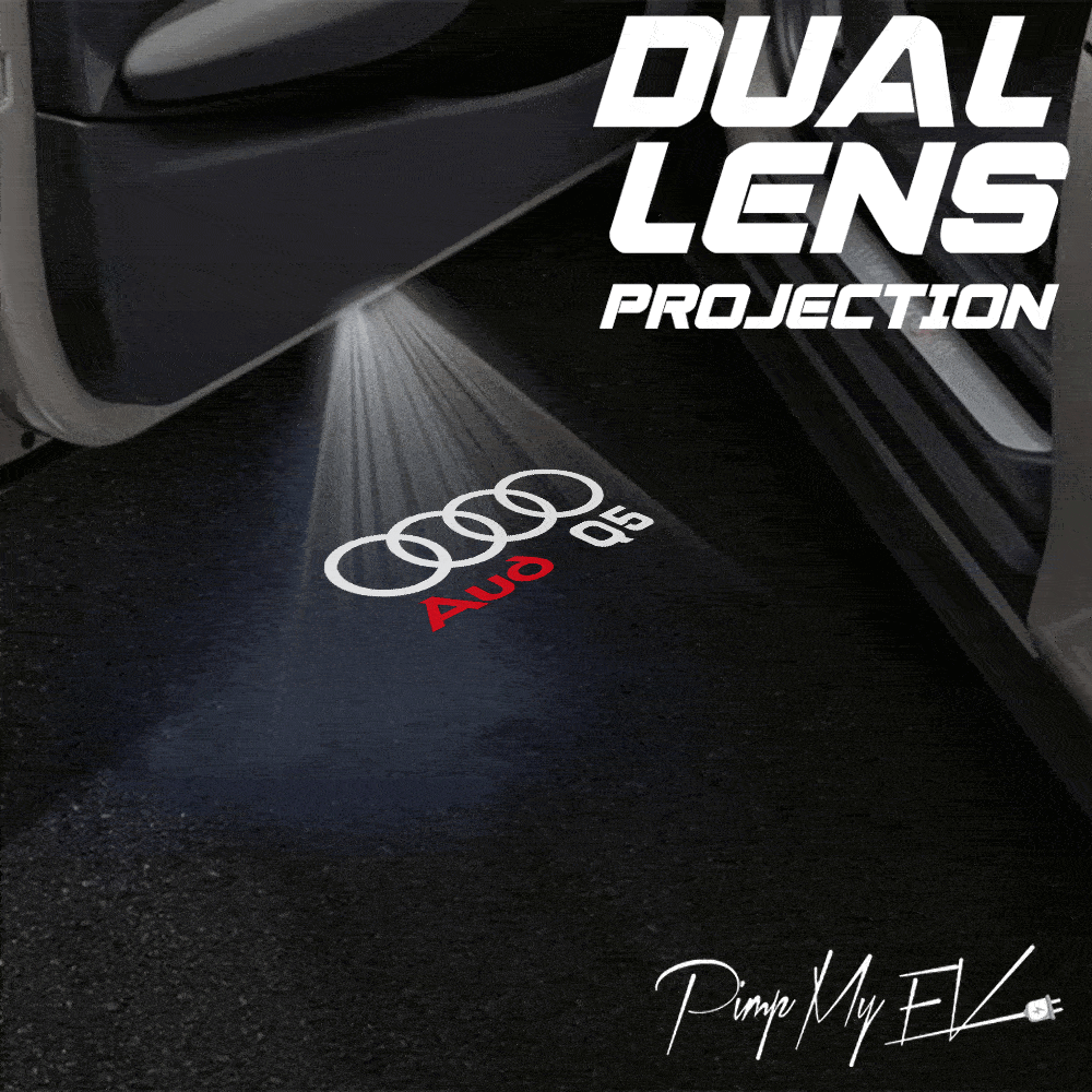 Audi e-tron Q5 Dynamic Dual Lens Premium Door Puddle Lights Multiple Designs 2022-2025