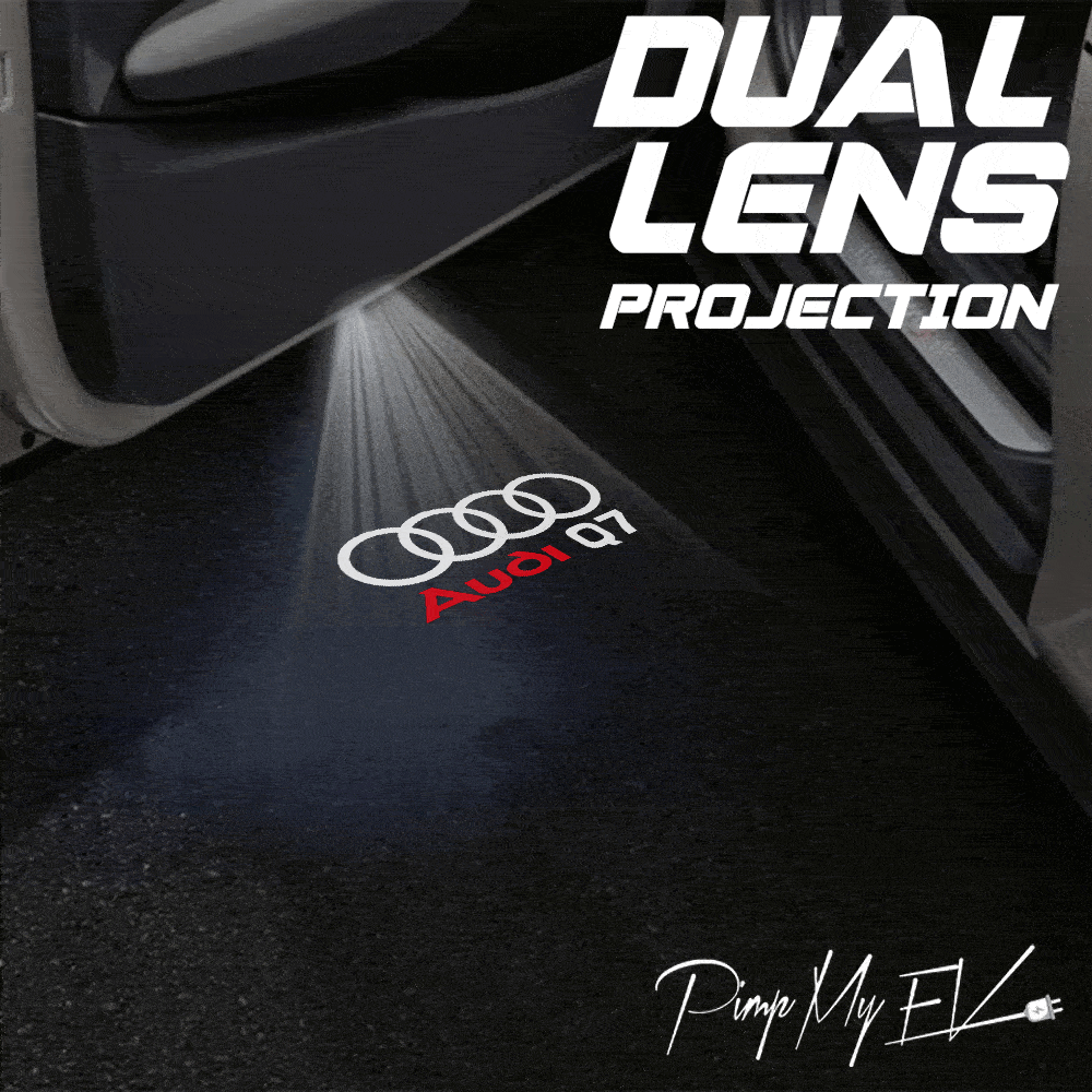 Audi Q7 Dynamic Dual Lens Premium Door Puddle Lights Multiple Designs 2006-2025
