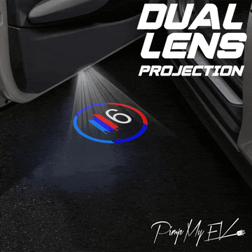 BMW M6 Dynamic Dual Lens Premium Door Puddle Lights Multiple Designs 2005-2019