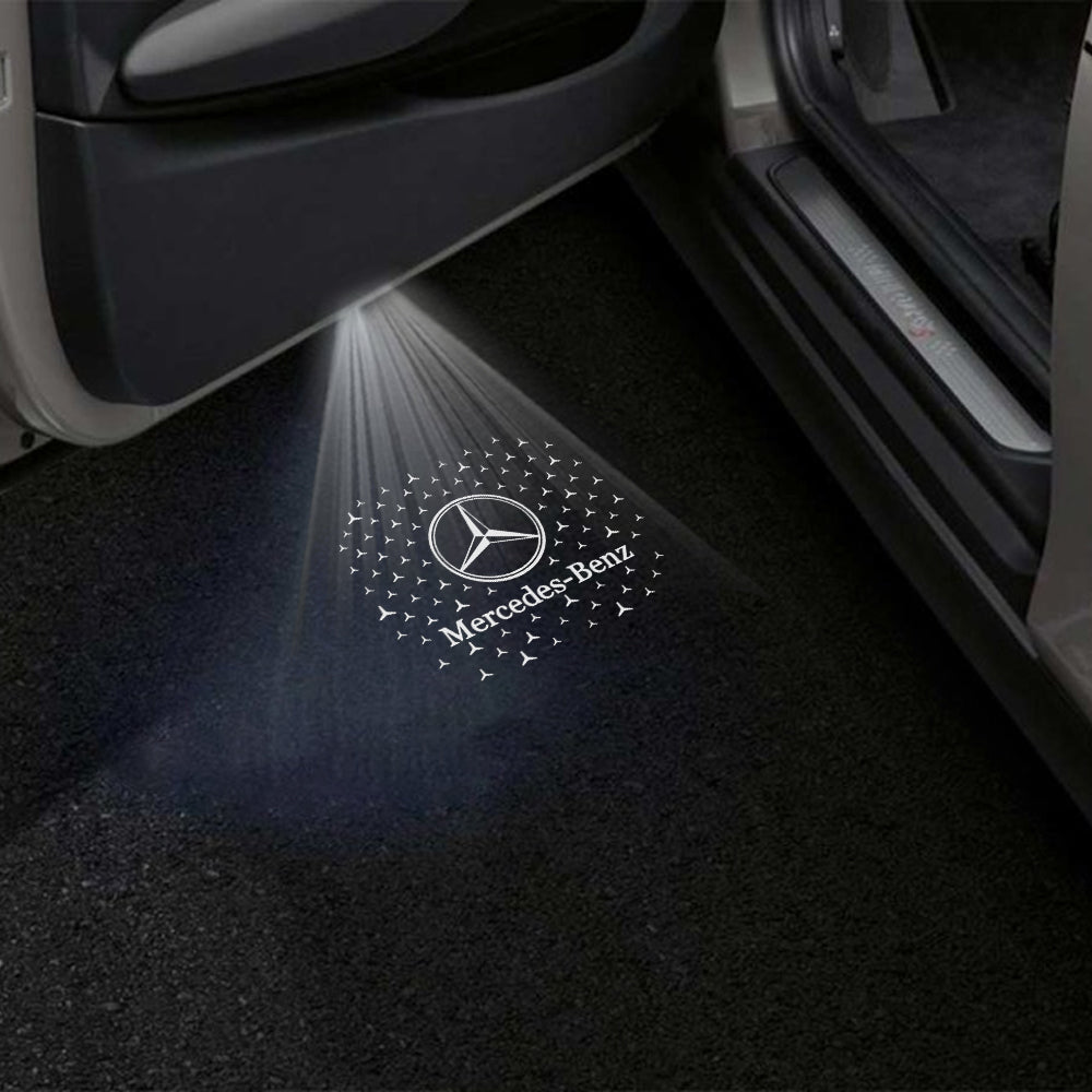 Mercedes-Benz C-Class 4th Gen A205 Premium Door Puddle Lights Various Designs 2017-2023