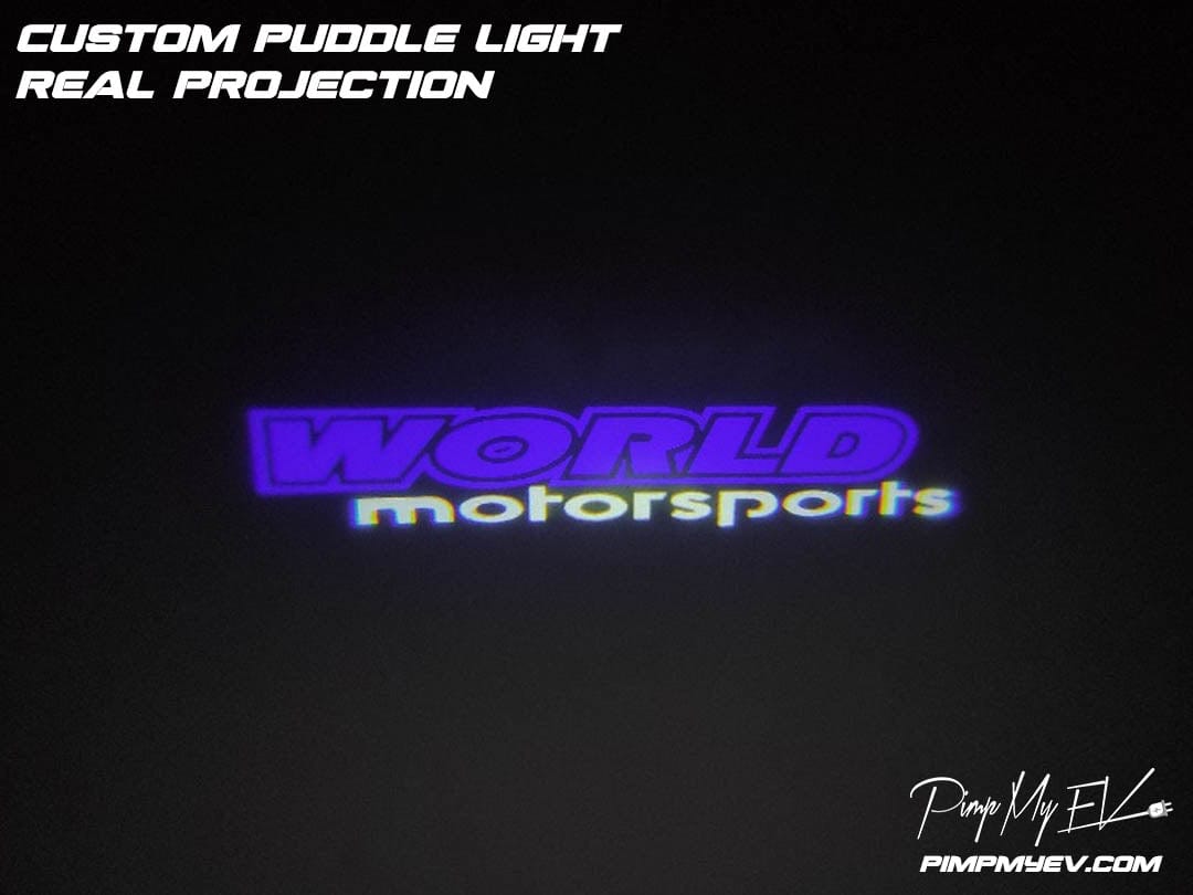 Custom Made Puddle Lights With Your Design Or Logo For All Car Makes A ...