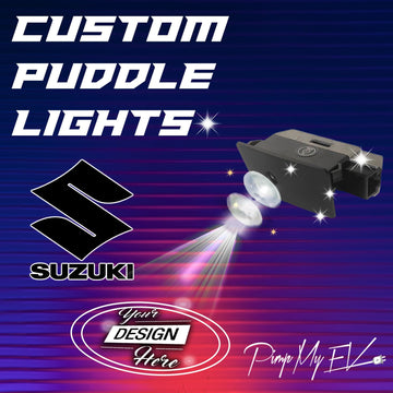 Custom LED Courtesy Door Projector Puddle Lights for Suzuki