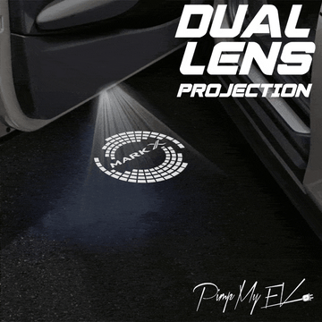 Toyota Mark X 2nd Gen Dynamic Dual Lens Premium Door Puddle Lights Multiple Designs 2010-2019