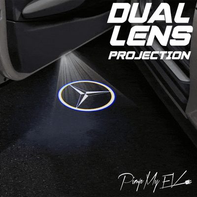 Mercedes-Benz CLA-Class 1st Gen C117 Dynamic Dual Lens Premium Door Puddle Lights Multiple Designs  2013-2018