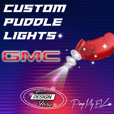 Custom LED Courtesy Door Projector Puddle Lights for GMC