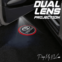 Toyota GR 86 2nd Gen Dynamic Dual Lens Premium Door Puddle Lights Various Designs 2022-2026