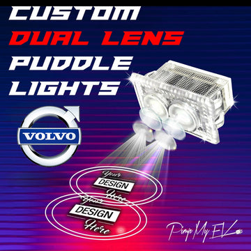 Custom LED Courtesy Door / Side Mirror Projector Puddle Lights for Volvo
