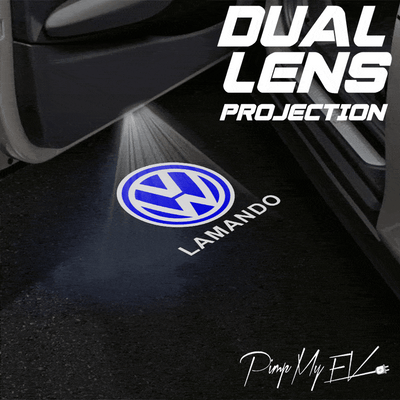 Volkswagen Lamando Dynamic Dual Lens Premium Door Puddle Lights Multiple Designs 2014-2025