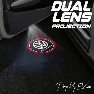 Volkswagen Magotan Dynamic Dual Lens Premium Door Puddle Lights Multiple Designs 2006-2023