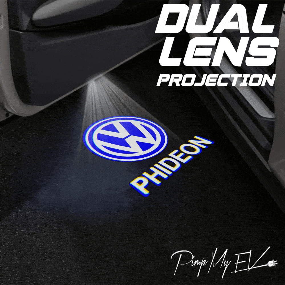 Volkswagen Phideon Dynamic Dual Lens Premium Door Puddle Lights Multiple Designs 2016-2023