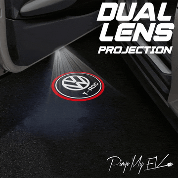 Volkswagen T-ROC Dynamic Dual Lens Premium Door Puddle Lights Multiple Designs 2017-2025