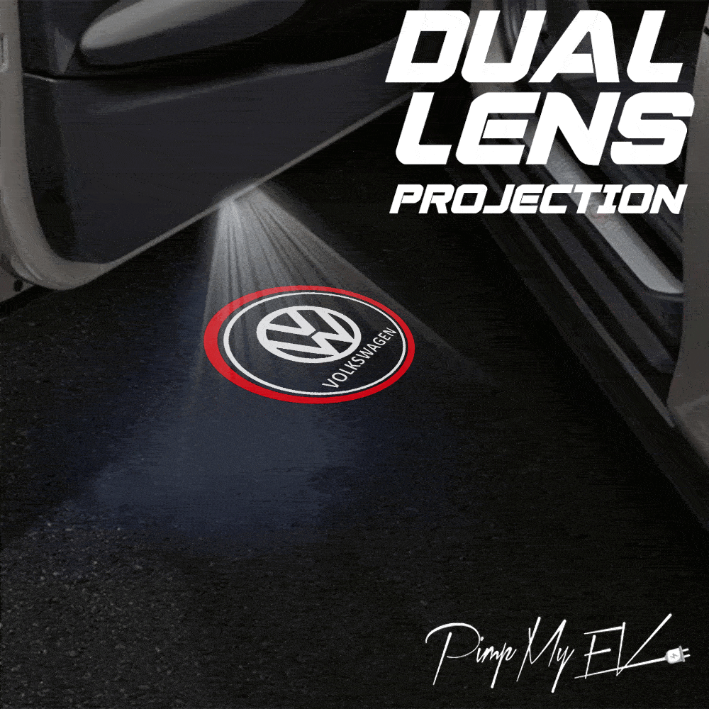Volkswagen Sharan MK2 Dynamic Dual Lens Premium Door Puddle Lights Multiple Designs 2010-2022