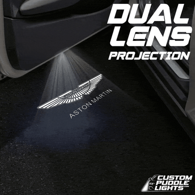 Aston Martin DB11 Dynamic Dual Lens Premium Door Puddle Lights Multiple Designs 2016–2023