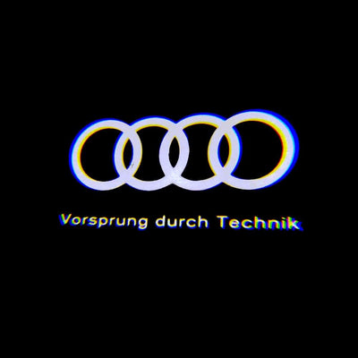 Audi S8 Dynamic Dual Lens Premium Door Puddle Lights Multiple Designs 2006-2025