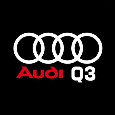 Audi Q3 Dynamic Dual Lens Premium Door Puddle Lights Multiple Designs 2011-2025