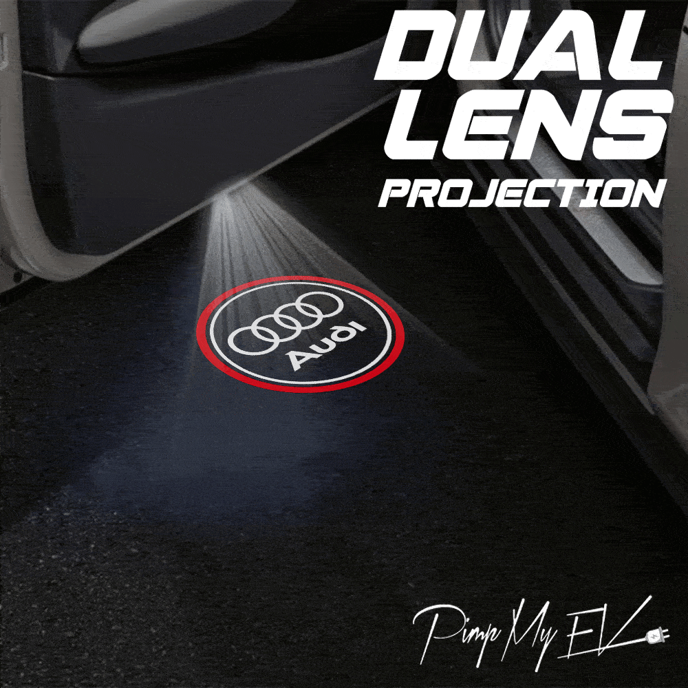 Audi TT Dynamic Dual Lens Premium Door Puddle Lights Multiple Designs 2006-2023