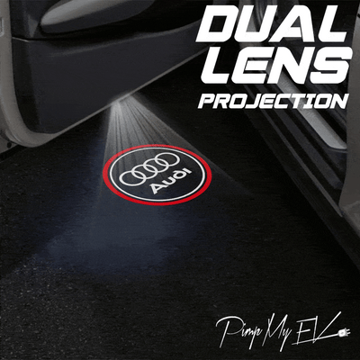 Audi TT Dynamic Dual Lens Premium Door Puddle Lights Multiple Designs 2006-2023