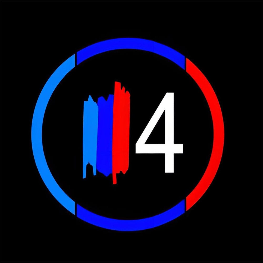 BMW M4 1st Gen Dynamic Dual Lens Premium Door Puddle Lights Multiple Designs 2014-2020