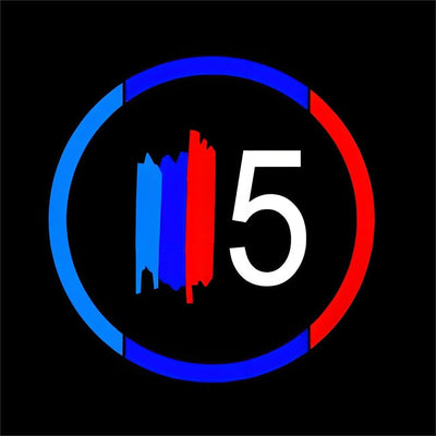 BMW M5 Dynamic Dual Lens Premium Door Puddle Lights Multiple Designs 2004-2016