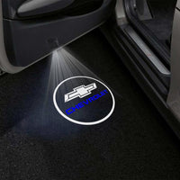 Chevrolet Universal Door Stick On Puddle Lights Multiple Designs