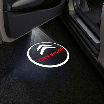 Citroen Triomphe Premium Door Puddle Lights Multiple Designs - 2006–2010