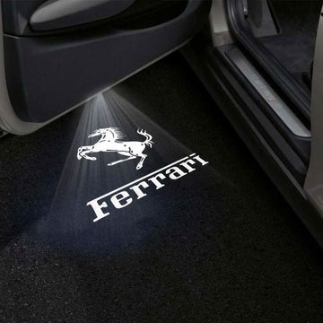 Ferrari 458 Premium Door Puddle Lights Multiple Designs 2010–2015