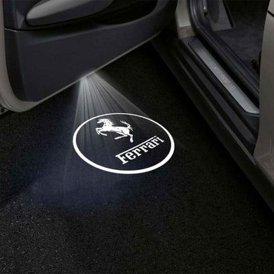 Ferrari 458 Premium Door Puddle Lights Multiple Designs 2010–2015