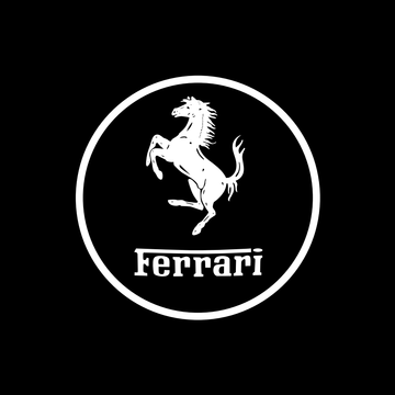 Ferrari 812 Superfast Dynamic Dual Lens Premium Door Puddle Lights Multiple Designs 2017-2025