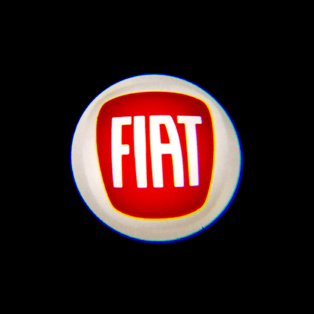 Fiat Punto 3rd Gen Dynamic Dual Lens Premium Door Puddle Lights Multiple Designs 2005-2018