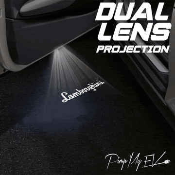 Lamborghini Gallardo Dynamic Dual Lens Premium Door Puddle Lights Multiple Designs 2004-2014