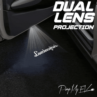Lamborghini Gallardo Dynamic Dual Lens Premium Door Puddle Lights Multiple Designs 2004-2014