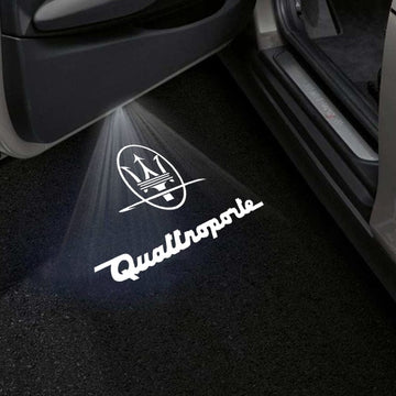 Maserati Quattroporte 5th Gen Premium Door Puddle Lights Multiple Designs 2003–2012