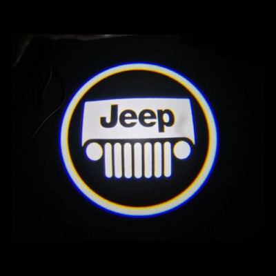 Jeep Cherokee Sport Dynamic Dual Lens Premium Door Puddle Lights Multiple Designs 2014-2018