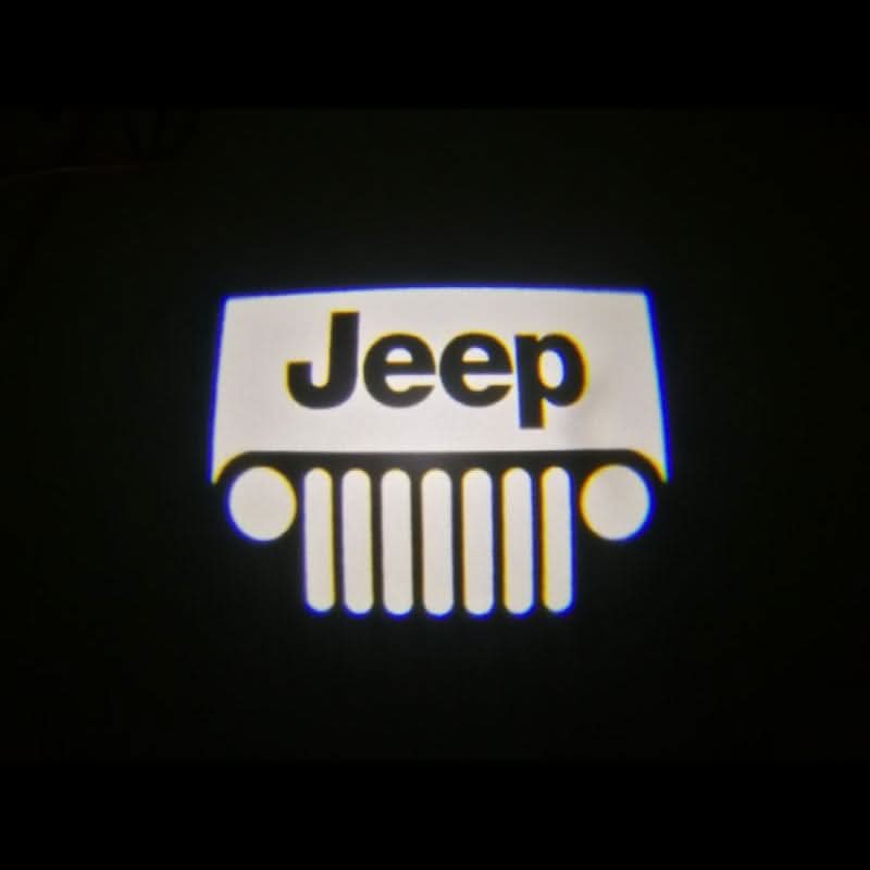 Jeep Cherokee Sport Dynamic Dual Lens Premium Door Puddle Lights Multiple Designs 2014-2018