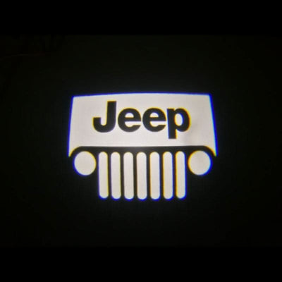 Jeep Cherokee Sport Dynamic Dual Lens Premium Door Puddle Lights Multiple Designs 2014-2018