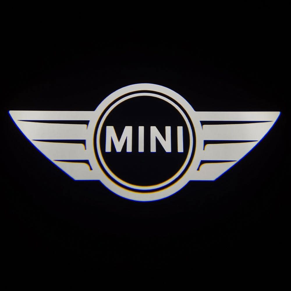 Mini Hatch Dynamic Dual Lens Premium Door Puddle Lights Multiple Designs 2001-2025