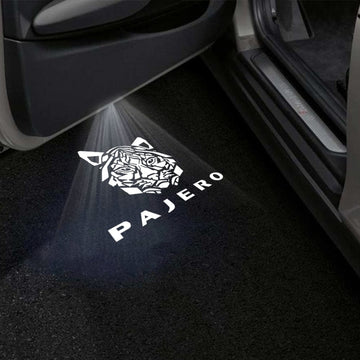 Mitsubishi Pajero 4th Gen Premium Door Puddle Lights Multiple Designs - 2006–2022