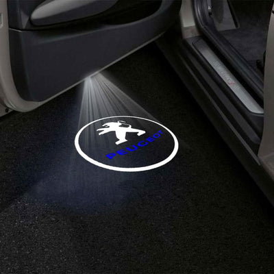Peugeot 407 Premium Door Puddle Lights Multiple Designs 2003–2010