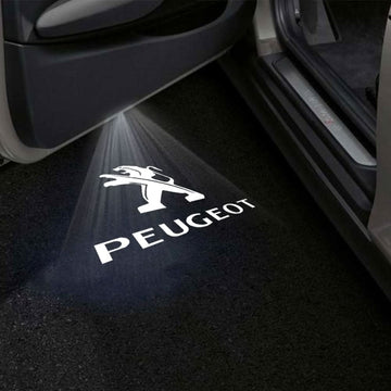 Peugeot 407 Premium Door Puddle Lights Multiple Designs 2003–2010