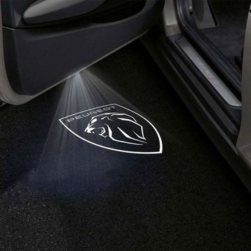 Peugeot 407 Premium Door Puddle Lights Multiple Designs 2003–2010