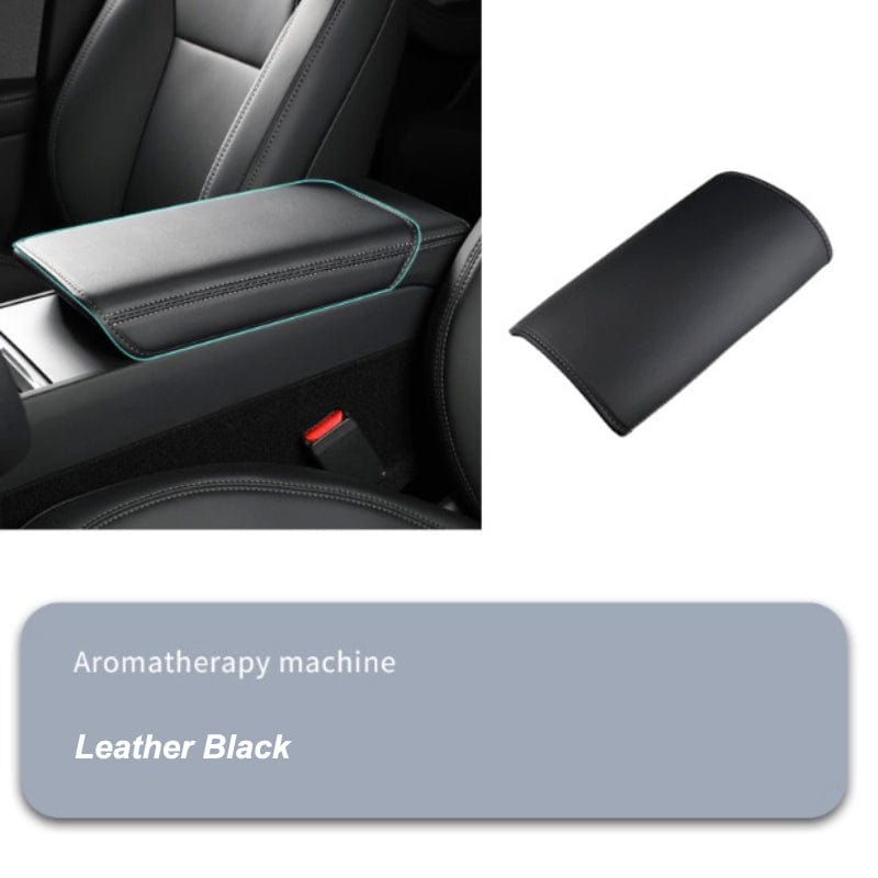 Leather Armrest Protective Soft Cover For Tesla Model 3 Highland 2024-2025 - PimpMyEV