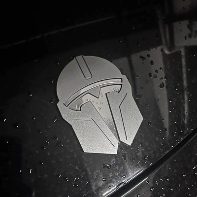 Madalorian Star Wars Tesla Emblem Badge For Model 3 & Y - PimpMyEV