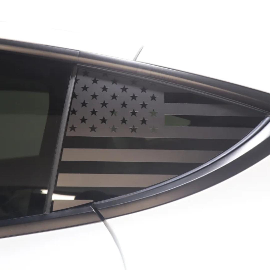 US Flag Rear Quarter Glass Decal For Tesla Model Y 2020-2023 - PimpMyEV