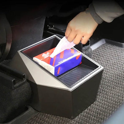Cybertruck Inspired Rear Seat Storage Organizer Box For Tesla Model Y 2021-2024 - PimpMyEV