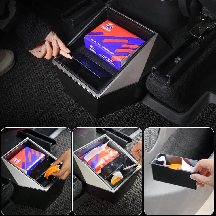 Cybertruck Inspired Rear Seat Storage Organizer Box For Tesla Model Y 2021-2024 - PimpMyEV