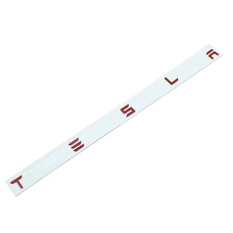 Roadster Style Tesla Lettering Emblem Trunk Badge Sticker for all Tesla